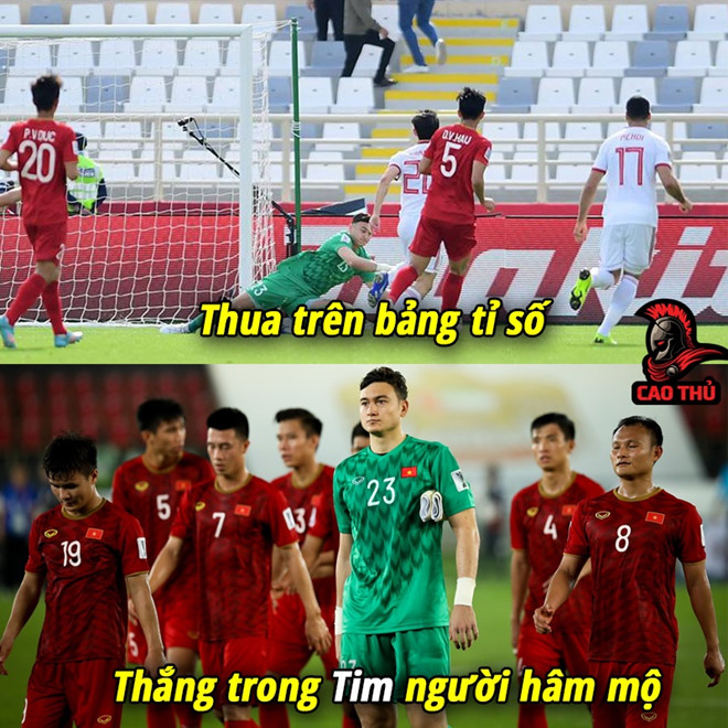 Ảnh chế cầu thủ Iran giỏi hơn Ronaldo khi ghi bàn vào lưới Việt Nam