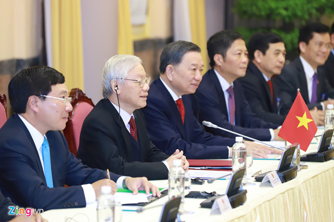 Thủ tướng Nguyễn Xuân Phúc hội kiến Tổng thống Trump - 18 Thủ tướng Nguyễn Xuân Phúc hội kiến Tổng thống Trump - 18