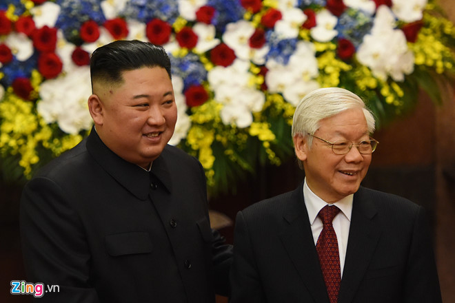 Tổng bí thư, Chủ tịch nước chủ trì tiệc chiêu đãi ông Kim Jong Un - 3 Tổng bí thư, Chủ tịch nước chủ trì tiệc chiêu đãi ông Kim Jong Un - 3