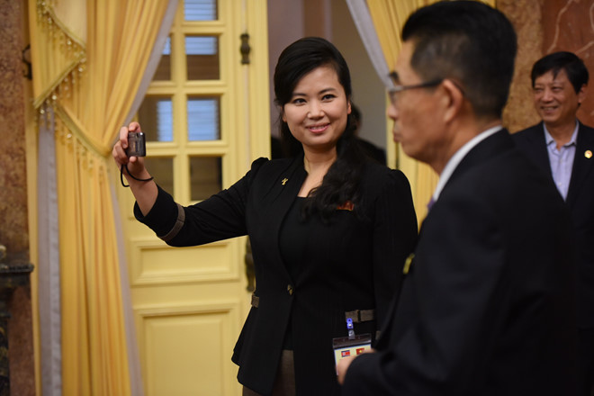 Tổng bí thư, Chủ tịch nước chủ trì tiệc chiêu đãi ông Kim Jong Un - 47 Tổng bí thư, Chủ tịch nước chủ trì tiệc chiêu đãi ông Kim Jong Un - 47
