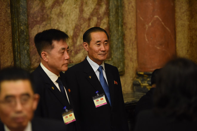 Tổng bí thư, Chủ tịch nước chủ trì tiệc chiêu đãi ông Kim Jong Un - 48 Tổng bí thư, Chủ tịch nước chủ trì tiệc chiêu đãi ông Kim Jong Un - 48