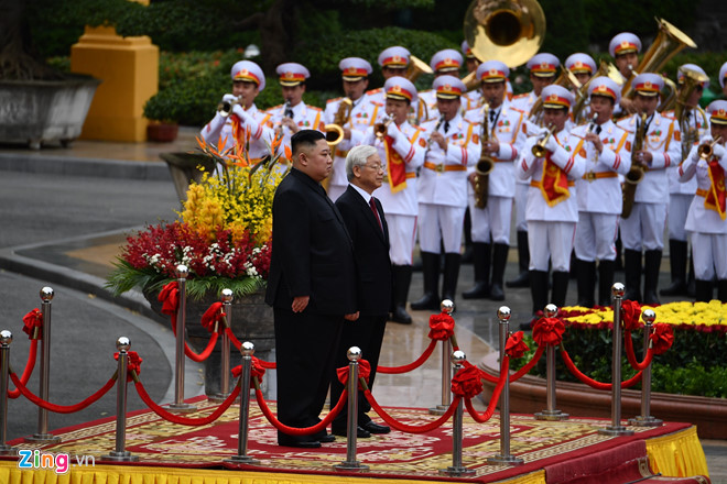 Tổng bí thư, Chủ tịch nước chủ trì tiệc chiêu đãi ông Kim Jong Un - 35 Tổng bí thư, Chủ tịch nước chủ trì tiệc chiêu đãi ông Kim Jong Un - 35