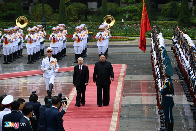 Tổng bí thư, Chủ tịch nước chủ trì tiệc chiêu đãi ông Kim Jong Un - 36 Tổng bí thư, Chủ tịch nước chủ trì tiệc chiêu đãi ông Kim Jong Un - 36