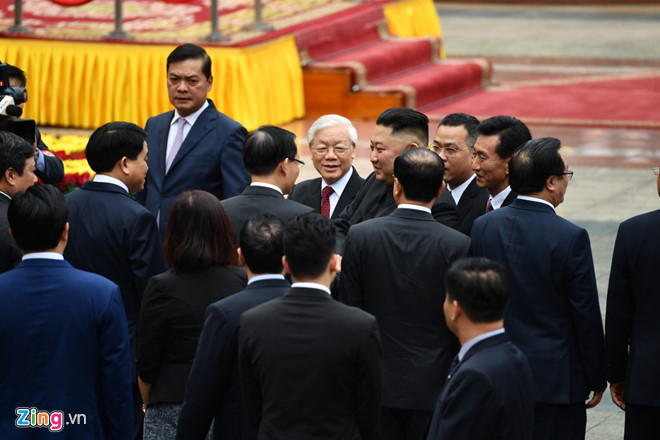 Tổng bí thư, Chủ tịch nước chủ trì tiệc chiêu đãi ông Kim Jong Un - 37 Tổng bí thư, Chủ tịch nước chủ trì tiệc chiêu đãi ông Kim Jong Un - 37