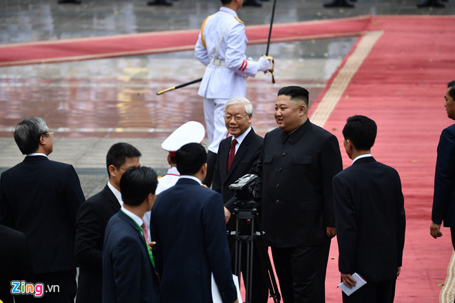 Tổng bí thư, Chủ tịch nước chủ trì tiệc chiêu đãi ông Kim Jong Un - 33 Tổng bí thư, Chủ tịch nước chủ trì tiệc chiêu đãi ông Kim Jong Un - 33