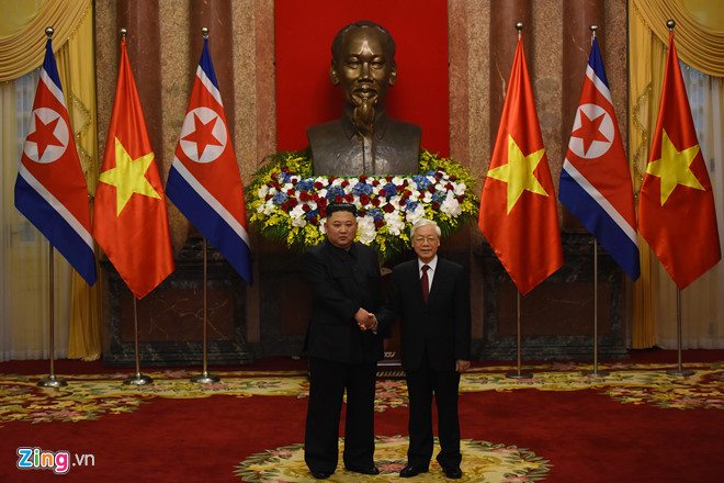 Tổng bí thư, Chủ tịch nước chủ trì tiệc chiêu đãi ông Kim Jong Un - 24 Tổng bí thư, Chủ tịch nước chủ trì tiệc chiêu đãi ông Kim Jong Un - 24
