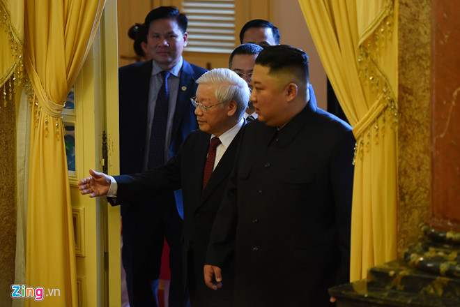 Tổng bí thư, Chủ tịch nước chủ trì tiệc chiêu đãi ông Kim Jong Un - 25 Tổng bí thư, Chủ tịch nước chủ trì tiệc chiêu đãi ông Kim Jong Un - 25