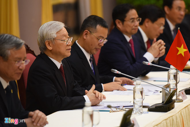 Tổng bí thư, Chủ tịch nước chủ trì tiệc chiêu đãi ông Kim Jong Un - 21 Tổng bí thư, Chủ tịch nước chủ trì tiệc chiêu đãi ông Kim Jong Un - 21