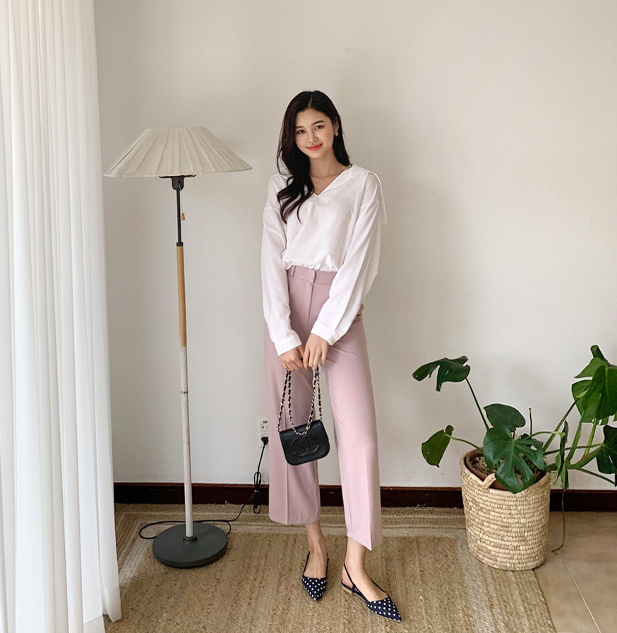Những tưởng là quần ống rộng dễ mặc nhưng vướng 3 lỗi sau, bạn vẫn bị dìm dáng như thường - 2 Những tưởng là quần ống rộng dễ mặc nhưng vướng 3 lỗi sau, bạn vẫn bị dìm dáng như thường - 2