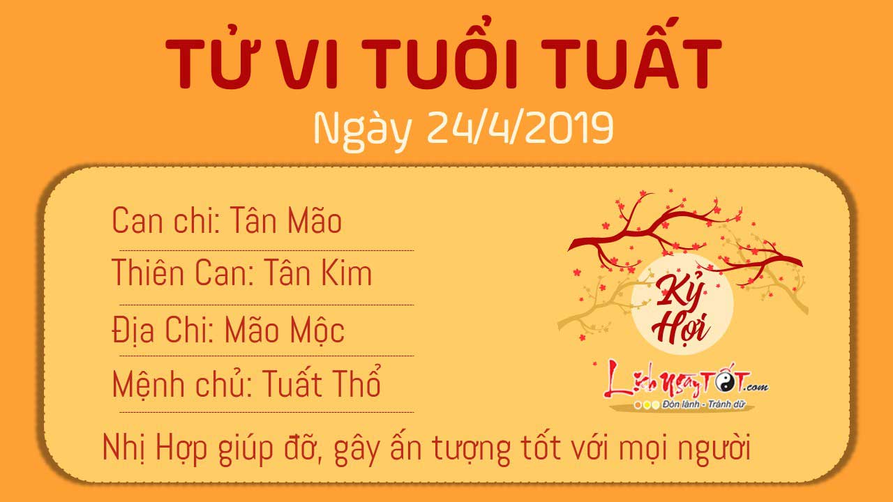 Tử vi thứ 4 ngày 24/4/2019 của 12 con giáp: Mão trúng số, Thân vướng nghi ngờ thị phi - 10 Tử vi thứ 4 ngày 24/4/2019 của 12 con giáp: Mão trúng số, Thân vướng nghi ngờ thị phi - 10