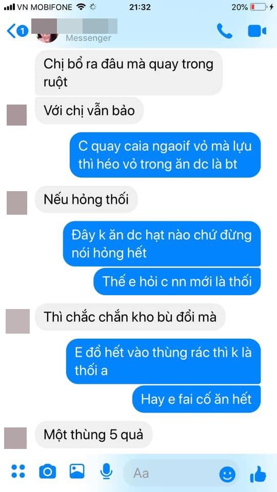 Chi tiền mua phải thùng lựu nhập khẩu thâm đen, người bán đổ 'lựu bị sốc nhiệt' không đền, mẹ bầu bức xúc lên mạng tố cáo mới phát hiện ra sự thật này - 11 Chi tiền mua phải thùng lựu nhập khẩu thâm đen, người bán đổ 'lựu bị sốc nhiệt' không đền, mẹ bầu bức xúc lên mạng tố cáo mới phát hiện ra sự thật này - 11