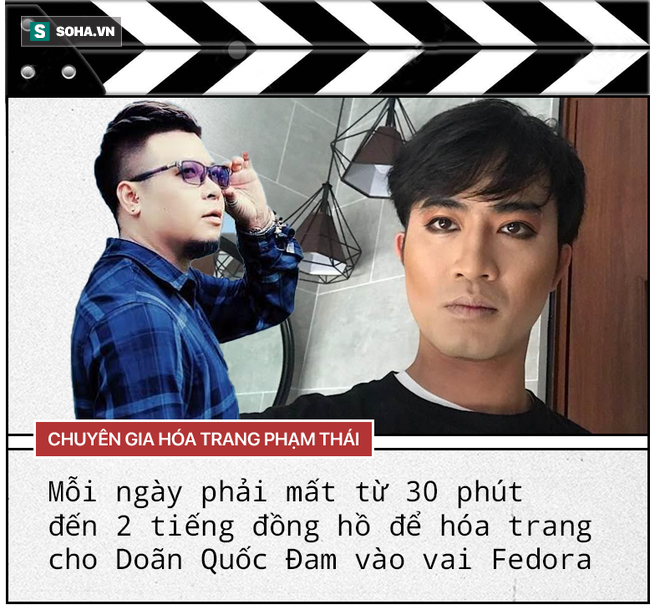 Để vai Fedora biến thái, kinh dị gây ấn tượng, Doãn Quốc Đam đòi cạo cả lông mày - 1 Để vai Fedora biến thái, kinh dị gây ấn tượng, Doãn Quốc Đam đòi cạo cả lông mày - 1