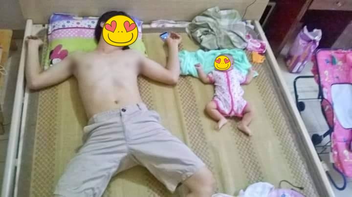 Nhìn dáng ngủ của bố và con gái, dù có bị gọi là 'photocopy' hay 'đẻ thuê' thì mẹ cũng hết đường chối cãi - 2 Nhìn dáng ngủ của bố và con gái, dù có bị gọi là 'photocopy' hay 'đẻ thuê' thì mẹ cũng hết đường chối cãi - 2