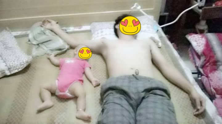 Nhìn dáng ngủ của bố và con gái, dù có bị gọi là 'photocopy' hay 'đẻ thuê' thì mẹ cũng hết đường chối cãi - 3 Nhìn dáng ngủ của bố và con gái, dù có bị gọi là 'photocopy' hay 'đẻ thuê' thì mẹ cũng hết đường chối cãi - 3