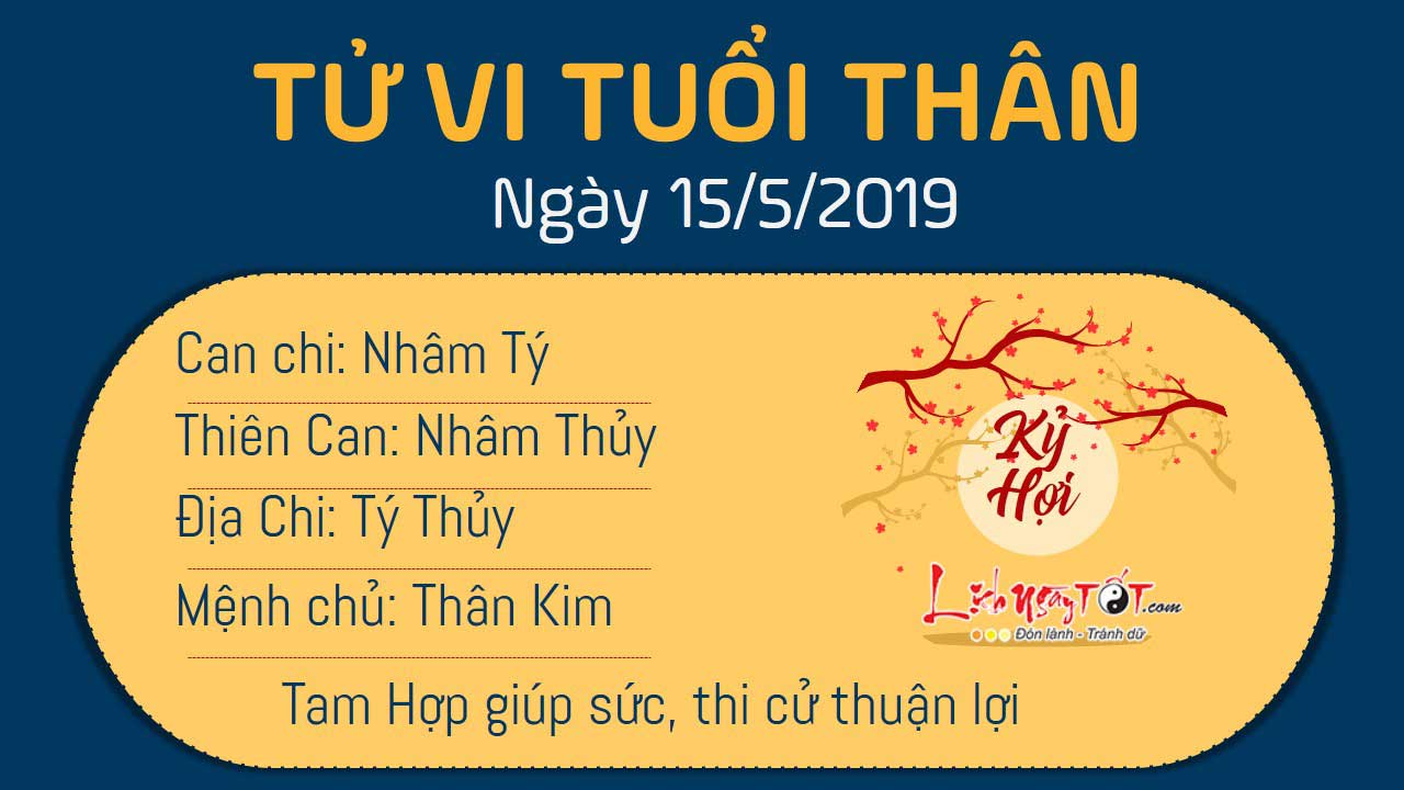 Tử vi thứ 4 ngày 15/5/2019 của 12 con giáp: Hợi gặp quý nhân, Tuất bị đe dọa tiền đồ - 8 Tử vi thứ 4 ngày 15/5/2019 của 12 con giáp: Hợi gặp quý nhân, Tuất bị đe dọa tiền đồ - 8