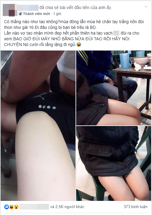 Cộng đồng mạng cười lăn vì màn khoe chân của anh chồng hài hước, thẳng tay 'dằn mặt' nhan sắc của vợ Cộng đồng mạng cười lăn vì màn khoe chân của anh chồng hài hước, thẳng tay 'dằn mặt' nhan sắc của vợ