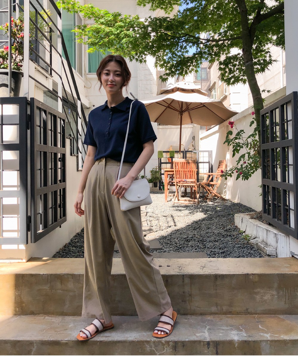 Diện quần ống rộng, bạn cứ mix với 4 kiểu áo sau là 'chắc cốp' đẹp và sành điệu - 12 Diện quần ống rộng, bạn cứ mix với 4 kiểu áo sau là 'chắc cốp' đẹp và sành điệu - 12