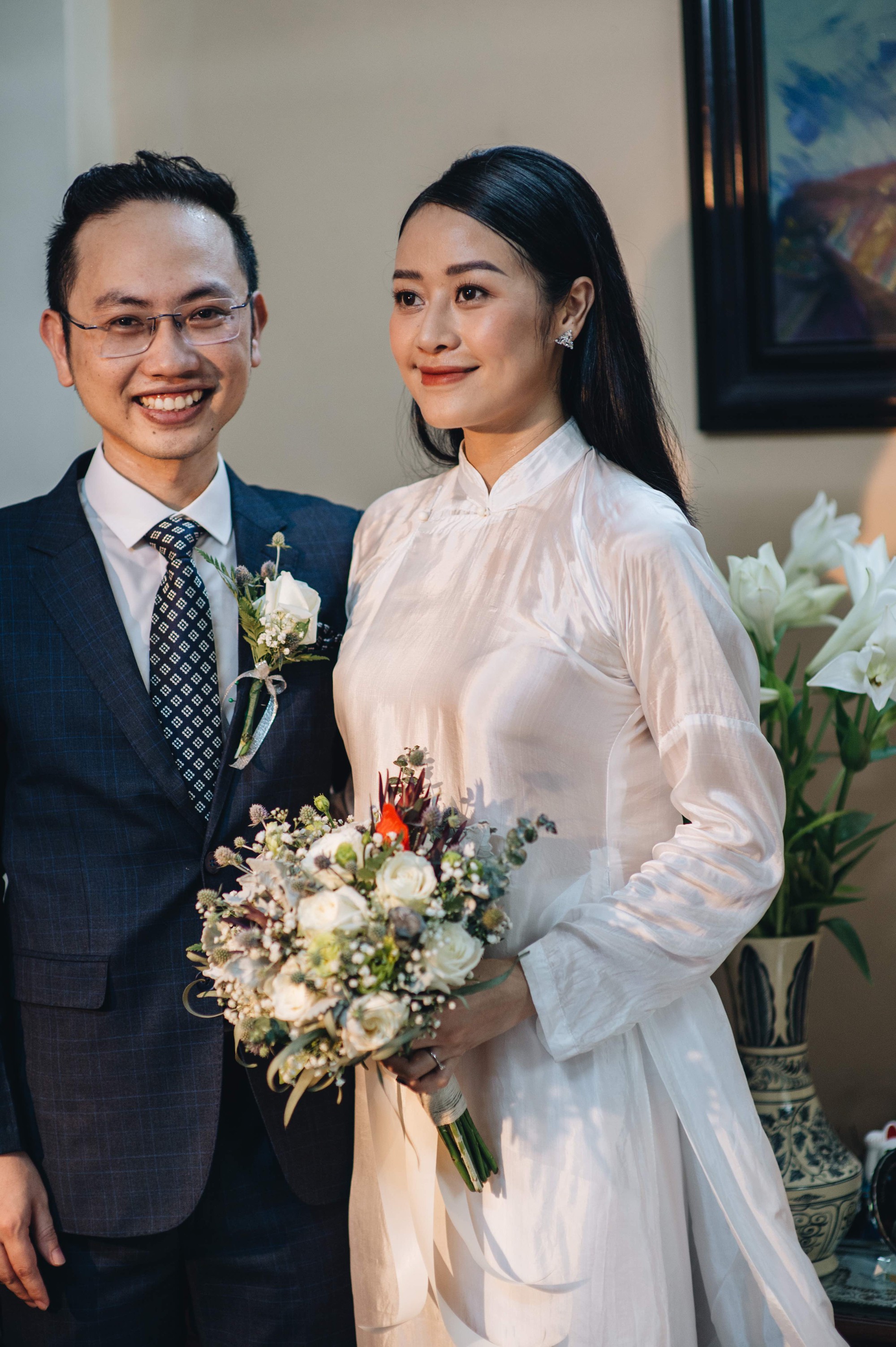 Chồng tương lai của MC Phí Linh lần đầu lộ diện, hạnh phúc hôn má cô dâu trong ngày ăn hỏi - 13 Chồng tương lai của MC Phí Linh lần đầu lộ diện, hạnh phúc hôn má cô dâu trong ngày ăn hỏi - 13