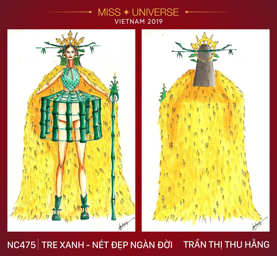 Ngoài 'Chiến binh sen' gây tranh cãi, đây là loạt thiết kế thảm họa tại cuộc thi tìm kiếm trang phục dân tộc cho Hoàng Thùy thi Miss Universe 2019 - 2 Ngoài 'Chiến binh sen' gây tranh cãi, đây là loạt thiết kế thảm họa tại cuộc thi tìm kiếm trang phục dân tộc cho Hoàng Thùy thi Miss Universe 2019 - 2