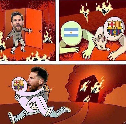 Messi bị chế giễu sau trận thua của Argentina - 1 Messi bị chế giễu sau trận thua của Argentina - 1