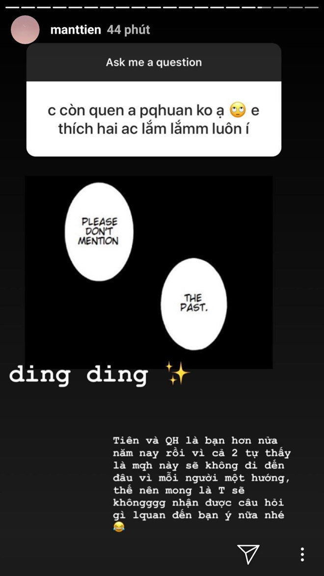 Mẫn Tiên đăng ảnh bạn trai giấu mặt sau nửa năm chia tay tình cũ Mẫn Tiên đăng ảnh bạn trai giấu mặt sau nửa năm chia tay tình cũ