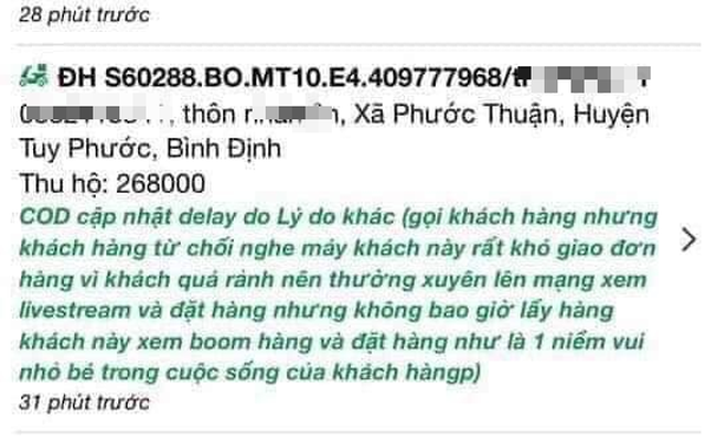 Vượt đường sá xa xôi, shipper khóc không được, cười không xong với những lý do "bom hàng" bá đạo thế này - 9 Vượt đường sá xa xôi, shipper khóc không được, cười không xong với những lý do "bom hàng" bá đạo thế này - 9