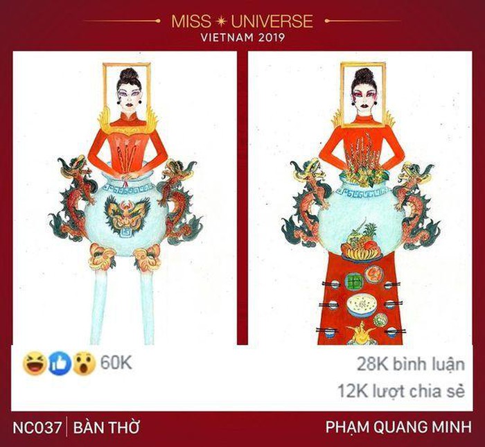 Cư dân mạng 'hết hồn' khi Bàn Thờ dẫn đầu Top 10 bộ Quốc phục được chọn nhiều nhất cho Hoàng Thùy thi Miss Universe - 1 Cư dân mạng 'hết hồn' khi Bàn Thờ dẫn đầu Top 10 bộ Quốc phục được chọn nhiều nhất cho Hoàng Thùy thi Miss Universe - 1