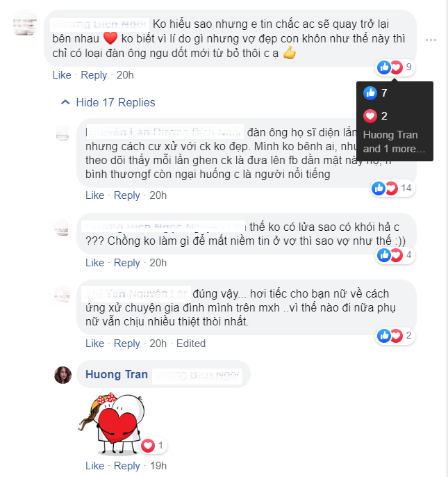 Vợ cũ Việt Anh phản ứng khi cư dân mạng quy kết nguyên nhân bị chồng bỏ là do ứng xử kém - 1 Vợ cũ Việt Anh phản ứng khi cư dân mạng quy kết nguyên nhân bị chồng bỏ là do ứng xử kém - 1