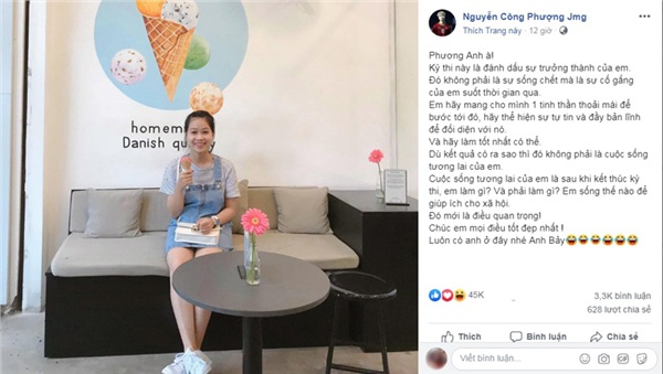 Công Phượng gửi lời chúc ngọt ngào đến em gái trong kỳ thi THPT Quốc gia 2019 Công Phượng gửi lời chúc ngọt ngào đến em gái trong kỳ thi THPT Quốc gia 2019