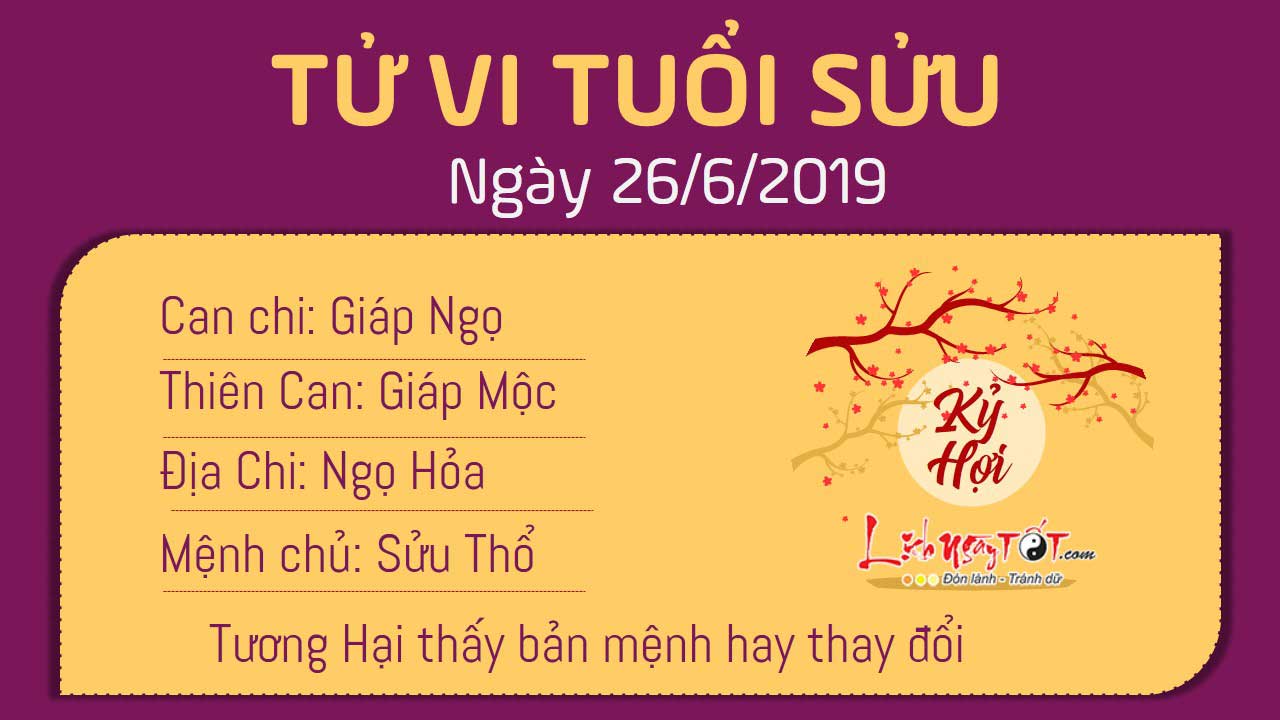 Tử vi thứ 4 ngày 26/6/2019 của 12 con giáp: Tuất trúng số, Thân gặp tai họa - 1 Tử vi thứ 4 ngày 26/6/2019 của 12 con giáp: Tuất trúng số, Thân gặp tai họa - 1
