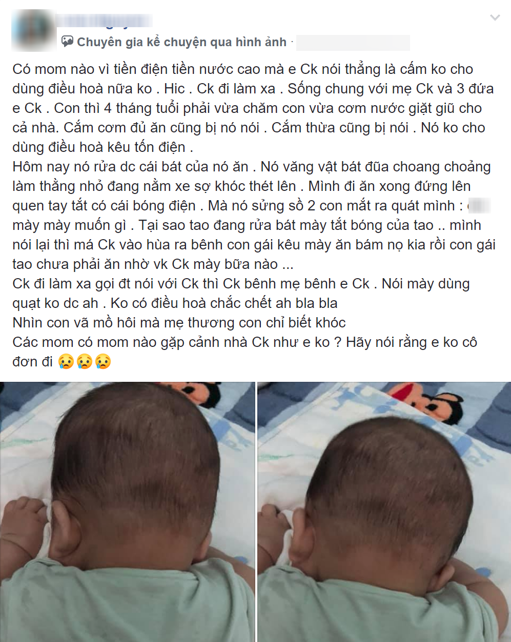 Em chồng cấm chị dâu bật điều hòa dù cháu 4 tháng đổ mồ hôi ướt áo, chị em phẫn nộ hỏi đúng một câu Em chồng cấm chị dâu bật điều hòa dù cháu 4 tháng đổ mồ hôi ướt áo, chị em phẫn nộ hỏi đúng một câu