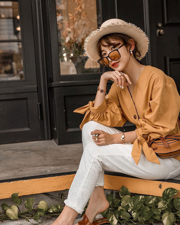 Jeans trắng phẳng phiu và 12 gợi ý mix&match dành cho chị em muốn thay mới hoàn toàn style công sở - 10 Jeans trắng phẳng phiu và 12 gợi ý mix&match dành cho chị em muốn thay mới hoàn toàn style công sở - 10