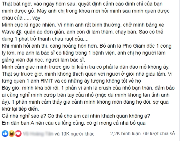 Hẹn hò với crush của bạn thân, cô nàng 'giật thót' hơn nữa khi biết thân thế thực của bạn trai - 3 Hẹn hò với crush của bạn thân, cô nàng 'giật thót' hơn nữa khi biết thân thế thực của bạn trai - 3