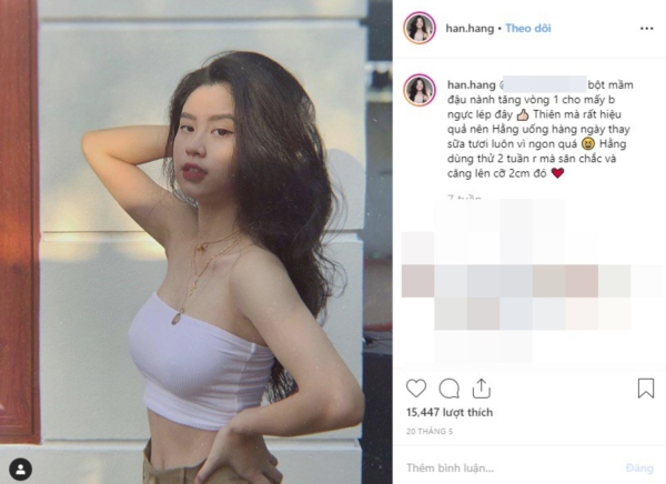 Sau bạn gái Quang Hải, thêm một hot girl quảng cáo cùng lúc nhiều loại giảm cân nở ngực, hội chị em mua hàng online cẩn thận - 7 Sau bạn gái Quang Hải, thêm một hot girl quảng cáo cùng lúc nhiều loại giảm cân nở ngực, hội chị em mua hàng online cẩn thận - 7