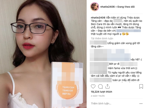 Sau bạn gái Quang Hải, thêm một hot girl quảng cáo cùng lúc nhiều loại giảm cân nở ngực, hội chị em mua hàng online cẩn thận - 13 Sau bạn gái Quang Hải, thêm một hot girl quảng cáo cùng lúc nhiều loại giảm cân nở ngực, hội chị em mua hàng online cẩn thận - 13