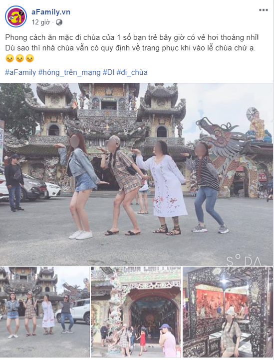 Mặc váy ngắn cũn cỡn khi tới ngôi chùa nổi tiếng ở Đà Lạt, nhóm bạn trẻ khiến dân mạng tranh cãi gay gắt Mặc váy ngắn cũn cỡn khi tới ngôi chùa nổi tiếng ở Đà Lạt, nhóm bạn trẻ khiến dân mạng tranh cãi gay gắt