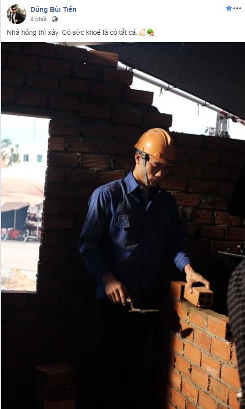 Nhà bà nội cháy, thủ môn Tiến Dũng 'biến' thành phụ hồ: 'Nhà hỏng thì xây. Có sức khỏe là có tất cả' Nhà bà nội cháy, thủ môn Tiến Dũng 'biến' thành phụ hồ: 'Nhà hỏng thì xây. Có sức khỏe là có tất cả'