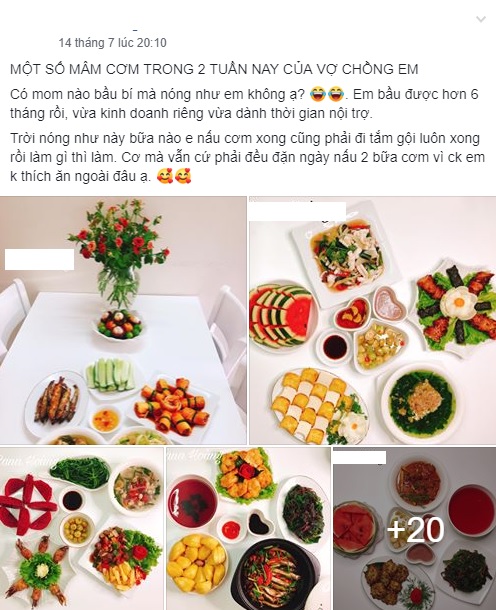 Bầu 6 tháng vẫn nhịn nóng bức nấu cơm ngày 2 bữa vì chồng không thích ăn ngoài, chị em tấm tắc khen, đòi xếp hàng học tập Bầu 6 tháng vẫn nhịn nóng bức nấu cơm ngày 2 bữa vì chồng không thích ăn ngoài, chị em tấm tắc khen, đòi xếp hàng học tập