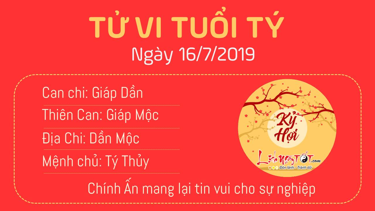 Tử vi thứ 3 ngày 16/7/2019 của 12 con giáp: Mùi thăng tiến, Tị bị tiểu nhân chơi xấu Tử vi thứ 3 ngày 16/7/2019 của 12 con giáp: Mùi thăng tiến, Tị bị tiểu nhân chơi xấu
