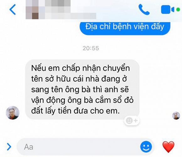 Giữa lúc con cần 4 tỉ để thay tủy, Minh Hiền nhắn cho bố của con trai thì được đáp trả: 'Em tự lo đi' - 3 Giữa lúc con cần 4 tỉ để thay tủy, Minh Hiền nhắn cho bố của con trai thì được đáp trả: 'Em tự lo đi' - 3