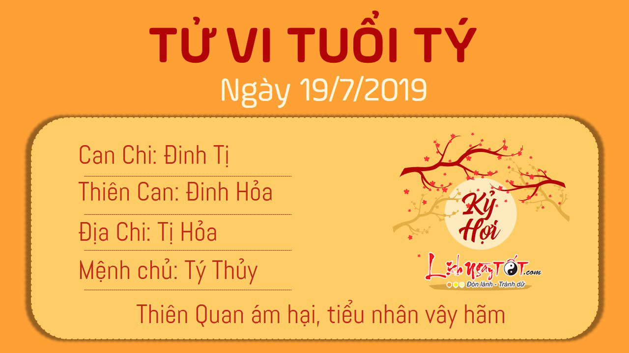 Tử vi thứ 6 ngày 19/7/2019 của 12 con giáp: Dậu phát tài, Tý bị tiểu nhân vây hãm Tử vi thứ 6 ngày 19/7/2019 của 12 con giáp: Dậu phát tài, Tý bị tiểu nhân vây hãm