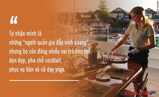 'Vén màn' công việc của các tiếp viên trên siêu du thuyền: Mức lương mơ ước 9.000 USD/tháng nhưng phải đáp ứng đủ yêu cầu khắt khe! 'Vén màn' công việc của các tiếp viên trên siêu du thuyền: Mức lương mơ ước 9.000 USD/tháng nhưng phải đáp ứng đủ yêu cầu khắt khe!