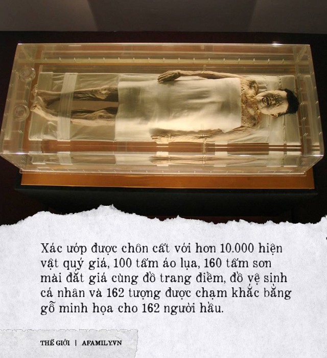 Câu chuyện bí ẩn về xác ướp vị phu nhân Trung Hoa kỳ lạ nhất thế giới: 2.000 năm tuổi da vẫn mềm, tóc vẫn xanh, có máu chảy trong tĩnh mạch Câu chuyện bí ẩn về xác ướp vị phu nhân Trung Hoa kỳ lạ nhất thế giới: 2.000 năm tuổi da vẫn mềm, tóc vẫn xanh, có máu chảy trong tĩnh mạch