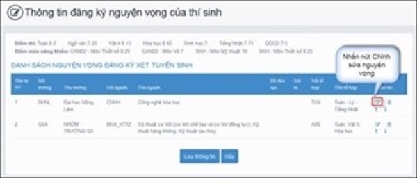 Cách điều chỉnh nguyện vọng xét tuyển để tăng cơ hội trúng tuyển đại học - 2 Cách điều chỉnh nguyện vọng xét tuyển để tăng cơ hội trúng tuyển đại học - 2