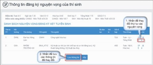 Cách điều chỉnh nguyện vọng xét tuyển để tăng cơ hội trúng tuyển đại học - 5 Cách điều chỉnh nguyện vọng xét tuyển để tăng cơ hội trúng tuyển đại học - 5