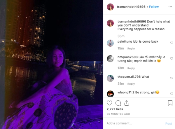 Mất tích 3 tháng sau scandal lộ clip nóng, Trâm Anh bất ngờ đăng hình ảnh tăm tối cùng dòng trạng thái bí ẩn - 1 Mất tích 3 tháng sau scandal lộ clip nóng, Trâm Anh bất ngờ đăng hình ảnh tăm tối cùng dòng trạng thái bí ẩn - 1