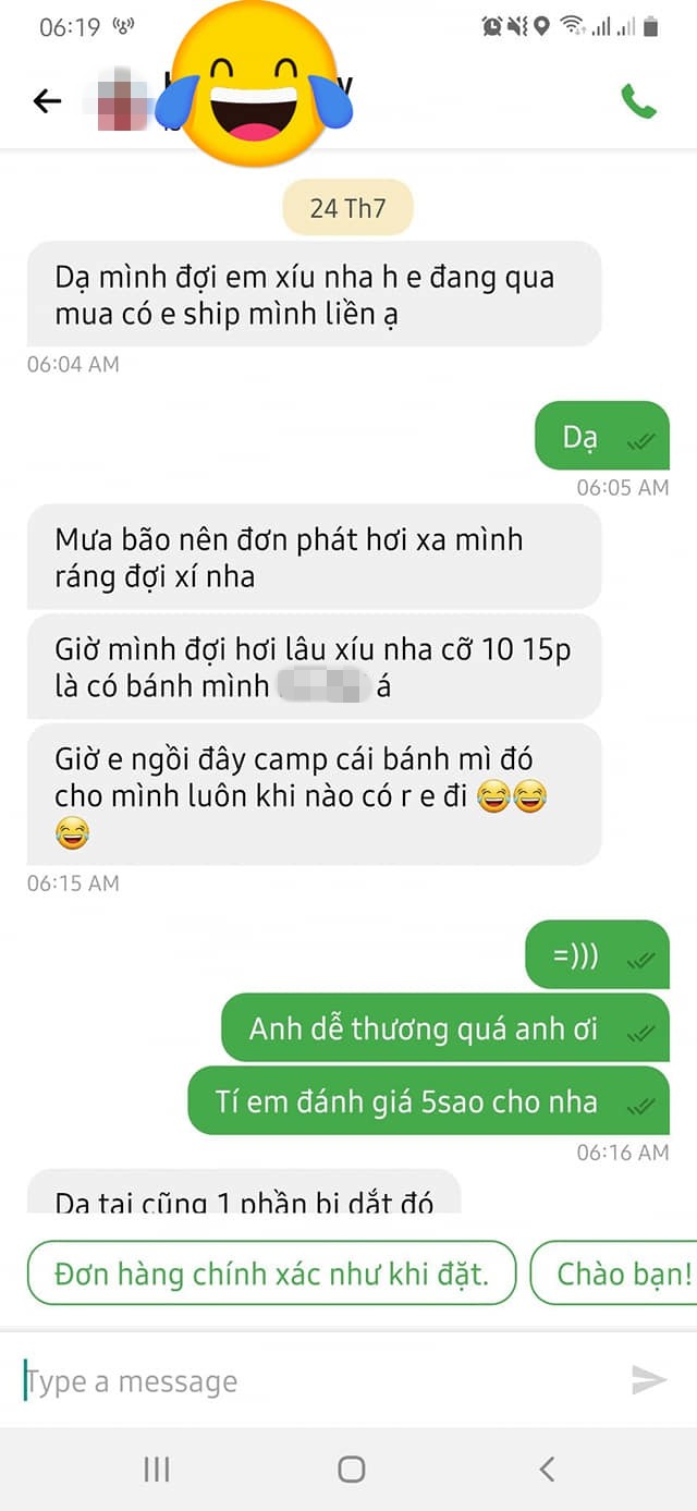 Khoe sáng sớm đã gặp shipper xịn, cô nàng được dân mạng ra sức ủng hộ 'cưới nhau đi' sau khi xem cách xưng hô - 1 Khoe sáng sớm đã gặp shipper xịn, cô nàng được dân mạng ra sức ủng hộ 'cưới nhau đi' sau khi xem cách xưng hô - 1