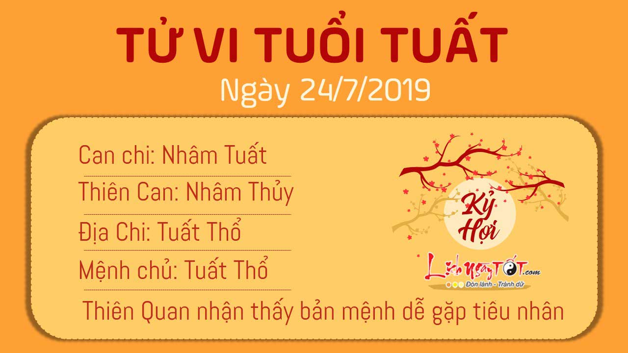 Tử vi thứ 4 ngày 24/7/2019 của 12 con giáp: Sửu thăng quan, Thìn gặp tai họa - 10 Tử vi thứ 4 ngày 24/7/2019 của 12 con giáp: Sửu thăng quan, Thìn gặp tai họa - 10
