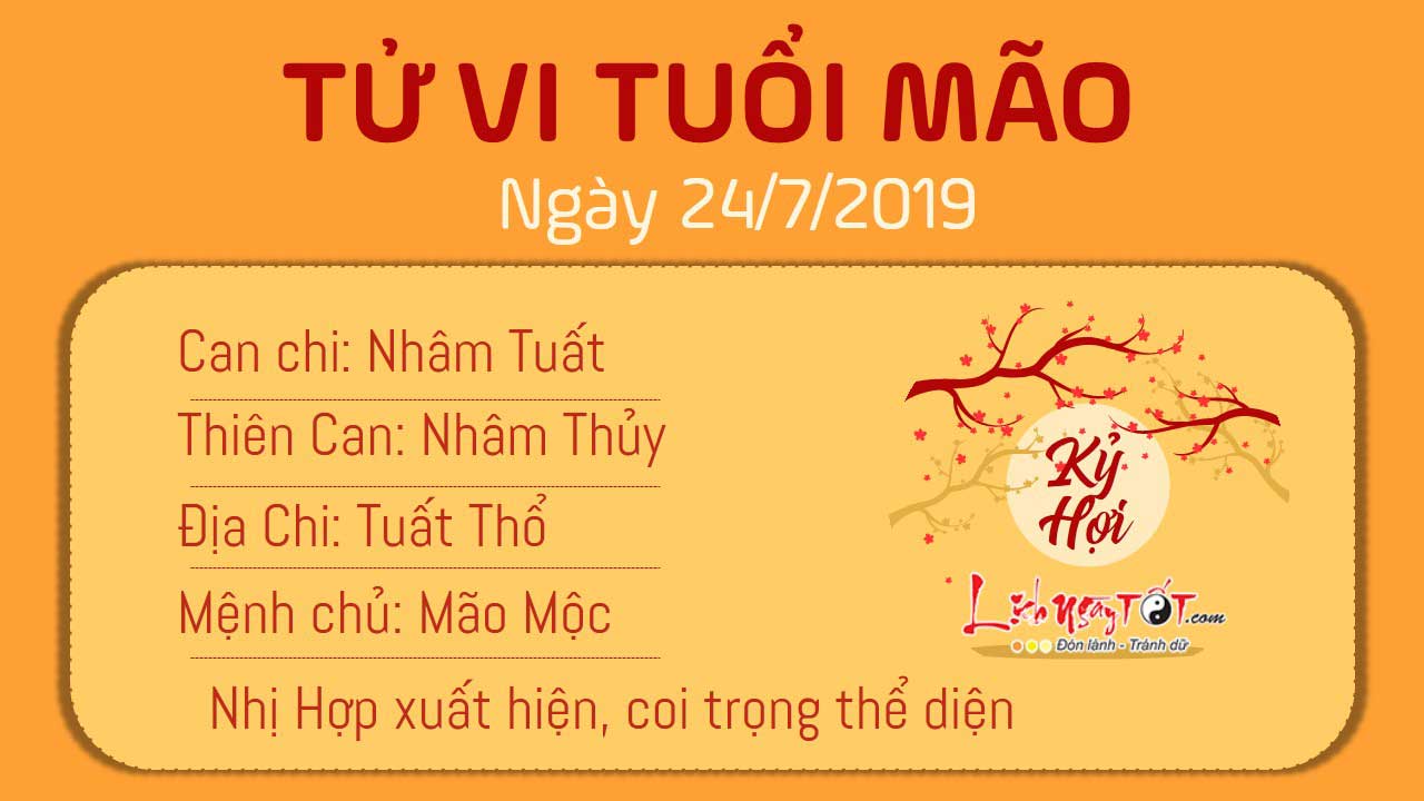 Tử vi thứ 4 ngày 24/7/2019 của 12 con giáp: Sửu thăng quan, Thìn gặp tai họa - 3 Tử vi thứ 4 ngày 24/7/2019 của 12 con giáp: Sửu thăng quan, Thìn gặp tai họa - 3