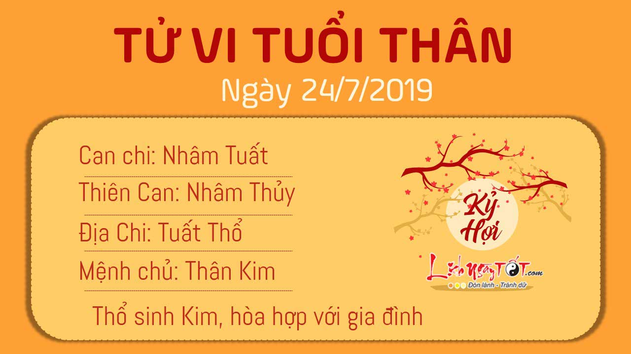 Tử vi thứ 4 ngày 24/7/2019 của 12 con giáp: Sửu thăng quan, Thìn gặp tai họa - 8 Tử vi thứ 4 ngày 24/7/2019 của 12 con giáp: Sửu thăng quan, Thìn gặp tai họa - 8
